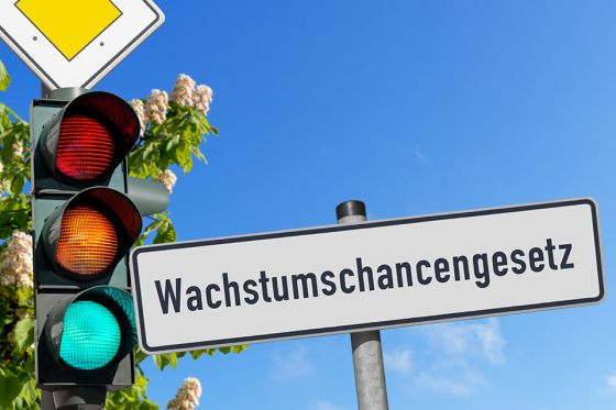 Foto: Ampel und Straßenschild